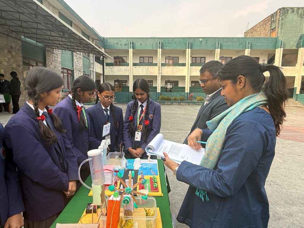 Science Project Demonstration by Class IX Students.